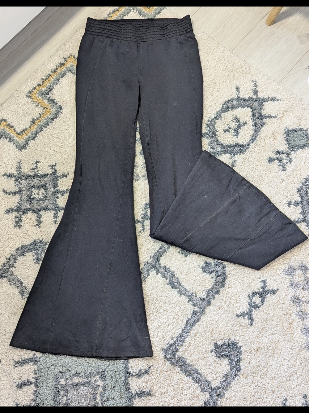 FP Movement Black Flared Knit Pants